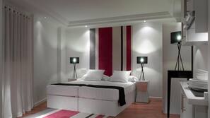 Literie de qualité supérieure, coffre-forts dans les chambres