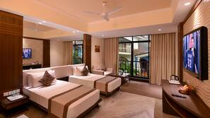 Premium bedding, memory foam beds, minibar, in-room safe