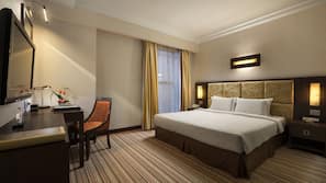 Premium bedding, minibar, in-room safe, desk