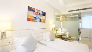 Pillow top beds, in-room safe, desk, iron/ironing board