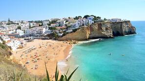Beach nearby, white sand