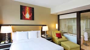 Premium bedding, pillow top beds, minibar, in-room safe