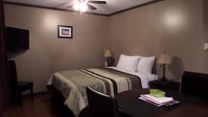 Pillowtop beds, iron/ironing board, free cribs/infant beds, free WiFi