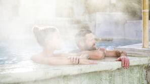 15 outdoor pools, sun loungers