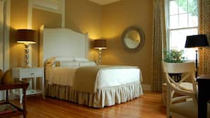 Premium bedding, memory foam beds, individually decorated