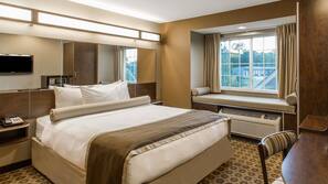 In-room safe, desk, iron/ironing board, free cribs/infant beds