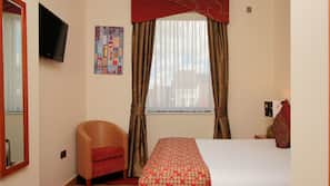 Hypo-allergenic bedding, in-room safe, individually decorated