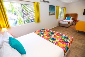 Triple Room | Pillowtop beds, desk, blackout drapes, soundproofing