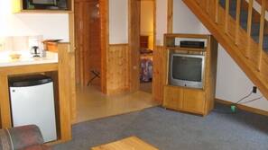 25-inch TV with satellite channels