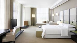 Minibar, in-room safe, desk, blackout curtains