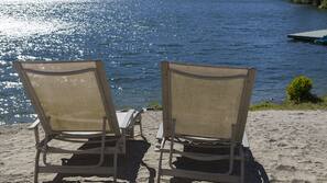 Private beach, kayaking, rowing, fishing