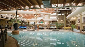 Indoor pool, outdoor pool