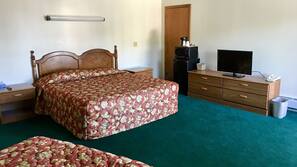 Premium bedding, blackout curtains, iron/ironing board, rollaway beds