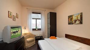 Desk, iron/ironing board, rollaway beds, free WiFi