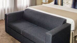 Tempur-Pedic beds, in-room safe, desk, blackout drapes