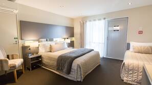 Free minibar items, in-room safe, individually decorated
