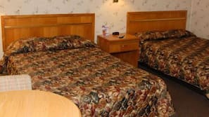 Pillow top beds, iron/ironing board, free WiFi