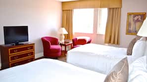 Premium bedding, pillow top beds, iron/ironing board, free WiFi