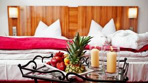 Hochwertige Bettwaren, Pillowtop-Betten, Minibar, Zimmersafe