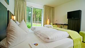 Hochwertige Bettwaren, Pillowtop-Betten, Minibar, Zimmersafe