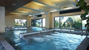 Indoor spa bath