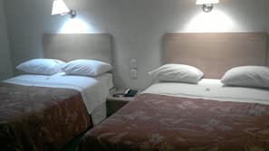 Colchones con acolchado adicional, caja fuerte, cortinas opacas