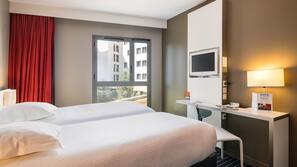 Minibar, desk, blackout curtains, soundproofing