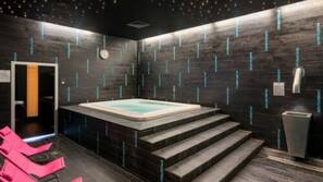 Indoor spa bath