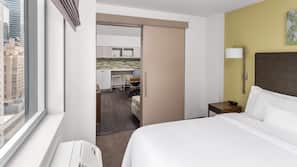 1 bedroom, pillow top beds, in-room safe, desk