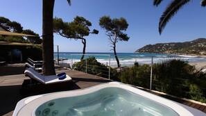 Blick vom Hotel