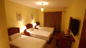 Desk, cribs/infant beds, rollaway beds, free WiFi