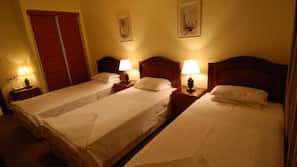 Desk, cribs/infant beds, rollaway beds, free WiFi