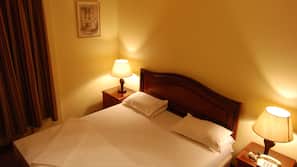 Desk, cribs/infant beds, rollaway beds, free WiFi