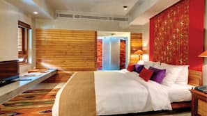 Premium bedding, minibar, in-room safe, desk