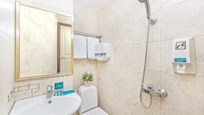Shower, hair dryer