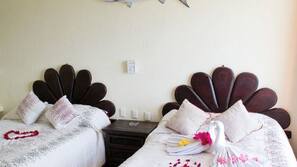 Pillowtop beds, minibar, in-room safe, desk