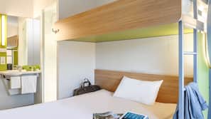 Select Comfort beds, desk, rollaway beds, free WiFi