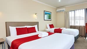 Cots/infant beds, free WiFi, linens