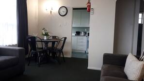 1 bedroom, premium bedding, iron/ironing board, free cots/infant beds