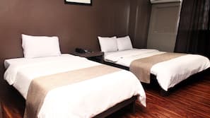 Desk, rollaway beds