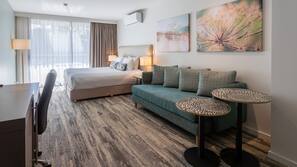 In-room safe, desk, blackout curtains, soundproofing