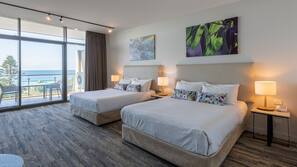 In-room safe, desk, blackout curtains, soundproofing