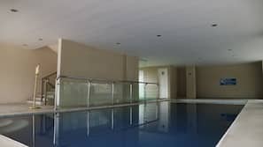 Indoor pool, outdoor pool