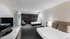 In-room safe, blackout curtains, iron/ironing board, cots/infant beds