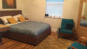 1 bedroom, iron/ironing board, linens