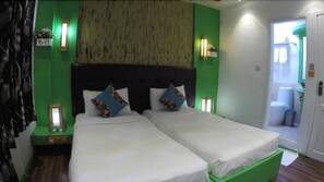Soundproofing, iron/ironing board, free WiFi, linens