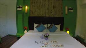 Soundproofing, iron/ironing board, free WiFi, linens