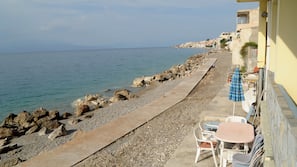 On the beach
