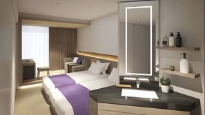 In-room safe, desk, blackout drapes, iron/ironing board