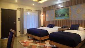 Premium bedding, pillowtop beds, minibar, in-room safe